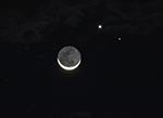 Moon, Venus, and Regulus on the morning of Friday September 19, 2015
