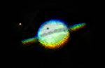 Titans Shadow on Saturn
