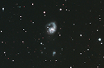 Arp 22, cropped and enlarged image