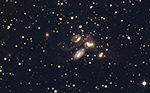 Stephans Quintet closeup view
