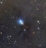 Barnard 205 and NGC1333, cropped and enlarged image
