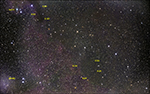 Barnard 224, labeled image