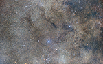 Barnard 311 and 310, labeled image