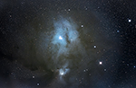 Barnard 42, labeled image