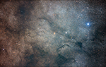 Barnard 67a and environs, labeled image