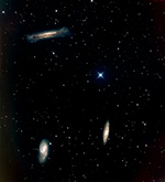Wide angle image of M65, M66, and NGC3628