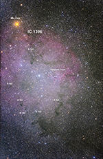 IC1396 labeled image