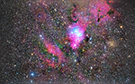 Cone Nebula and environs, labeled image