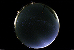 ALCOR all sky view January 19, 2022 at 6:57 pm MST